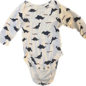 Old Navy Dinosaur Longsleeved Bodysuit, 3-6 mos